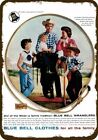 1958 Jim Shoulders Henryetta Oklahoma Wrangler Decorative Replica Metal Sign