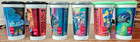 Mcdonalds Batman Returns Collector Cups With Lids - Complete Set Of 6
