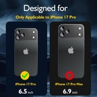Hlija 3pcs Rear Back Camera Lens Protector Tempered Glass For Iphone 17 Pro
