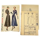 1949 Vintage Simplicity 2722 Sewing Pattern Misses Dress Size 16 Bust 34 Uncut