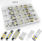 42 Pieces Interior Car Lights  Super Bright White Dome Map Tail Cab Lights Bulb