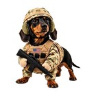 Pet Soldier Costume clothes For Small Dogs Camo Halloween Costume Dog cat Outfit