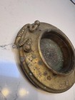 Vintage Hammered Copper   Brass Wine Bottle Coaster  Bottle Holder Stand