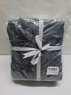 Hig Window Curtains Blackout Liner Handmade Bow Ties Drapes 2 Panels Sealed Grey