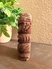 Vintage Coco Joe s Hapa Wood Hawaii Tiki Mother Of Pearl Eyes Figurine  4 Inch