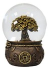 Feng Shui Golden Money Tree Of Prosperity Wealth Fortune And Luck Water Globe