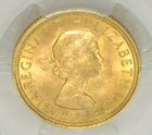 1958 Great Britain Gold Sovereign Pcgs Ms63 Just Graded New Holder Pq  a379c