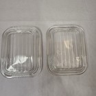 Pyrex Refrigerator Dish Lids Only Set 4 Lids Read 