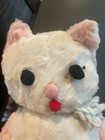 Unmarked Rushton   1950s Pink Cat Plush Animal Rare Family Owned Stuffed Kitten