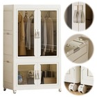 Portable Closet Collapsible Wardrobe Large Capacity For Living Room Bedroom
