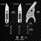 Shall 14 16 Gauge Shear Blades Replacement Set  For Electric Metal Cutting   