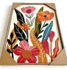       new Bp Home Woven Embroidered Textile Wall Art Vibrant Flowers Decor 18   x26   