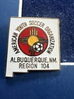 Vintage American Youth Soccer Organization Albuquerque New Mexico Region 104 Pin