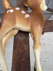 Vintage Celluloid Plastic Rare Deer Fawn Christmas Reindeer Bambi Figurine