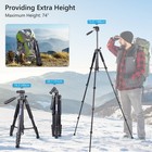 Aluminum Camera Tripod Lightweight Travel Tripod For Dslr Camera  Canon  Nikon 