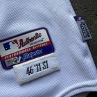 Jordan Schafer Game Worn   Signed Braves Jersey 2011 Majestic Code Authentic