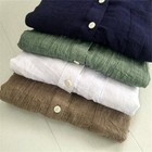 Women Casual Loose Long Sleeve Career Shirt Top Linen Button Down Autumn Bloy