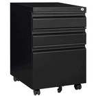 3 Drawer File Cabinet With Lock under Desk Metal Filing Cabinet For Home Office