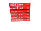 Maxell Ur 60 Cassette Audio Tape  pack Of 6 