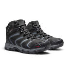 Men s Waterproof Hiking Boots Mid Ankle Lightweight Non-slip Trail Work Shoes
