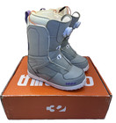 Thirtytwo Womens Size 8 W s Shifty Boa Grey purple Heat Moldable Snowboard Boots
