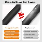 2 Pack 25 Inch Silicone Stove Gap Filler Kitchen Counter Top Gap Cover