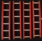 Fisher Price Circus Wagon Animals Ladders-1962  Missing Rings Poles