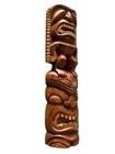 24     Tiki Totem Mask Wall Hanger Wood Tiki Bar Hanging Wood Art