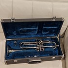 Yamaha Ytr-135 Bb Silver Trumpet Plated Finish With Case   Mouthpiece