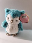 Fao Schwarz Blue Owl Small Plush Collectible Toy     New With Tags
