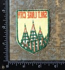 Vintage Salt Lake City Utah Travel Souvenir Sew-on Patch 1970   s Voyager