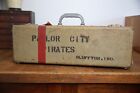 Vintage Trumpet Bugle Instrument Case Wood Box Only Elkhorn Pirates Band Luggage