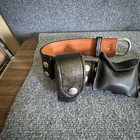 Vintage Don Hume Duty Belt Rig Size 46 H745 Holster Police Security Corrections