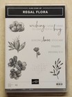 Stampin Up Stamp die Set Bundle   Regal Flora   Used- Cool Shape  Stitched Die 