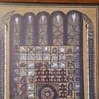 Handmade Burmese Symbolic Footprint Art Traditional Spiritual Buddhism 18x14