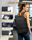 Gym Backpack For Women Men  Lightweight Gym Bag With Shoe Compartment  Waterproo