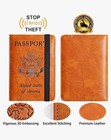 Passport Holder Cover Wallet Rfid Blocking Leather Card Case Travel Document    
