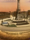 Vtg Hand Painted Souvenir Plate Soldiers   Sailors Monument Indianapolis Cramer