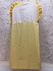 Red Calliope Vtg Diaper Holder Ruffled Nursery Stacker Organizer Rainbow Design