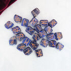 Lapis Lazuli Rune Set New 25 Tiles W  Bag And Rune Meanings - Carved Gemstone