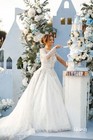 Bridal Lace Long Sleeve Wedding Gown
