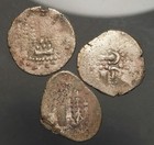 I19-16 Indo-sassanian  Lot Of 3  sri Ha  Drachms   Western India  8th-10th C  Ad