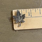 Vintage Sterling Silver Maple Leaf Pin Brooch Canada Tie Tack Signed Ster