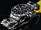 New Invicta Men s Pilot 45mm Quartz Chronograph All Gunmetal Ion Plated Ss Watch