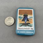 Vintage Trails West Festival August 1996 St  Joseph Mo Pinback Button  60293