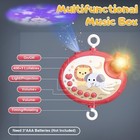 Baby Crib Mobile Toy star Projector Lights And Music Remote Control Music Box Us