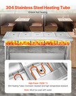 5-pan Commercial Food Warmer Steam Table With Independent Temperature Control