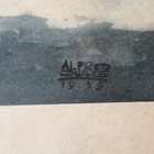 French Spad 1916 By Alfred Owles Framed Signed Art Print Prop Military Aircraft