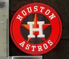 Houston Astros Logo Sleeve Emblem Patch Official Jersey Mlb Home 4in  Sew Iron