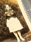 1940s Big Woman Heavy Set Fat Girl Unusual Antique Snapshot Photo